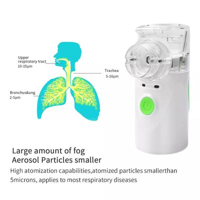 Ультразвуковая портативная машина Nebulizer питьевая вдыхает батарею x AAA Ce сетки электрическую 2 270g