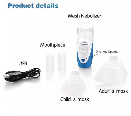 Сетки машины Nebulizer астмы Nebulizer портативной Handheld перезаряжаемые небольшой ультразвуковой