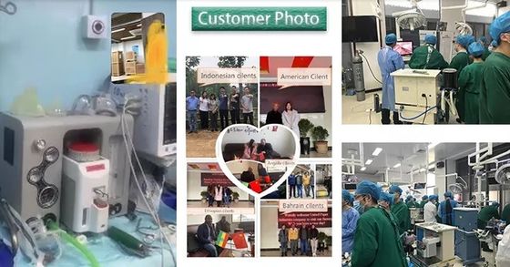 Тип машина вагонетки 2 вапоризаторов наркотизации с измерителем прокачки 5 трубок механическим