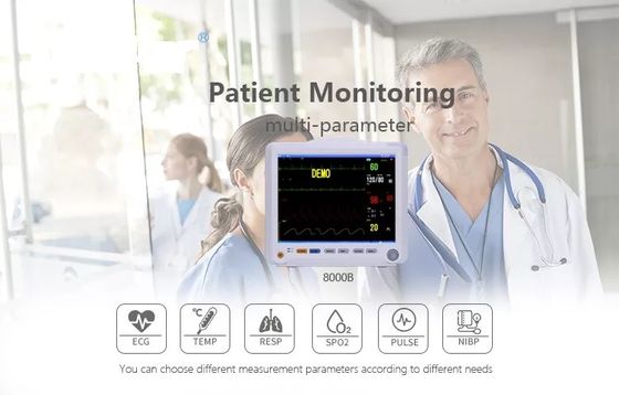 12 монитор параметра ICU монитора терпеливого монитора ETCO2 SPO2 ECG Multiparameter дюйма Multi