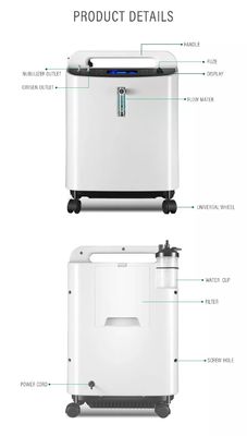 концентратор 5L 93% медицинский домашний Respironics Oxyge с цветом сигнала тревоги очищенности белым