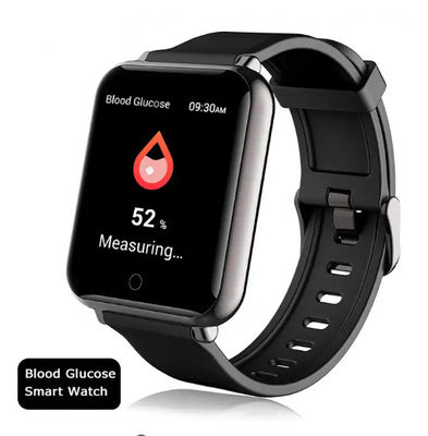 Smartwatch запястья монитора метра глюкозы уровня сахара в крови цифров не инвазионный