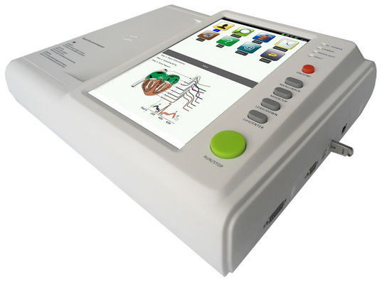 12 ISO CE машины металла портативный ECG Electrocardiograph цифров канала