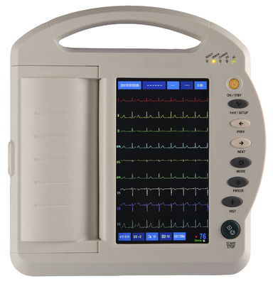Канал 12 7 руководство стандарта 12 Electrocardiograph машины экрана касания ECG дюйма