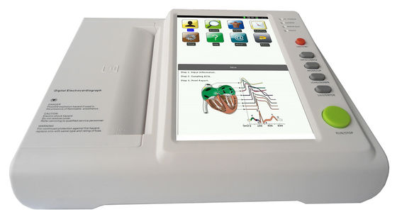 12 ISO CE машины металла портативный ECG Electrocardiograph цифров канала